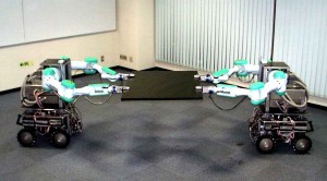 複数の双腕型移動ロボットによる物体ハンドリング